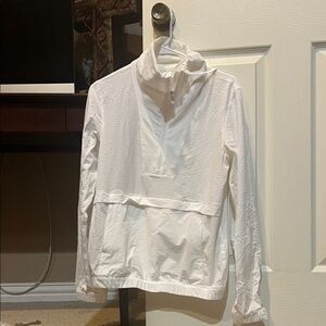 Lululemon White Quarter-Zip Pullover